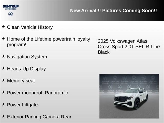 2025 Volkswagen Atlas Cross Sport 2.0T SEL R-Line Black