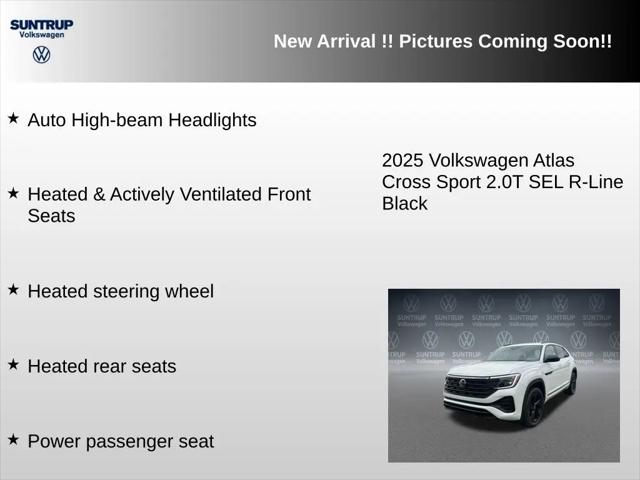 2025 Volkswagen Atlas Cross Sport 2.0T SEL R-Line Black