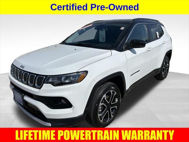 2022 Jeep Compass Limited 4x4 for sale in Burlington, WI