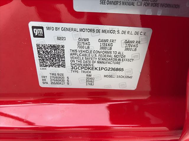 2023 Chevrolet Silverado 1500 4WD Crew Cab Short Bed LT with 2FL