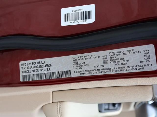 2022 Jeep Grand Cherokee L Limited 4x4