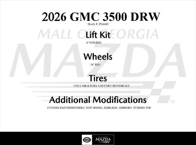 2026 GMC Sierra 3500HD Crew Cab, Long Bed, Denali Ultimate DRW, 4WD