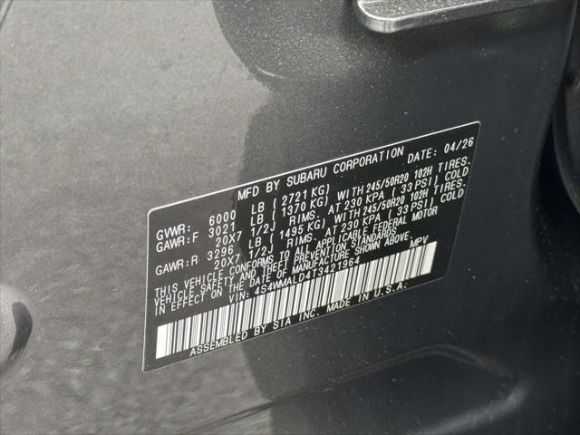 2026 Subaru Ascent Onyx Edition Touring 7-Passenger