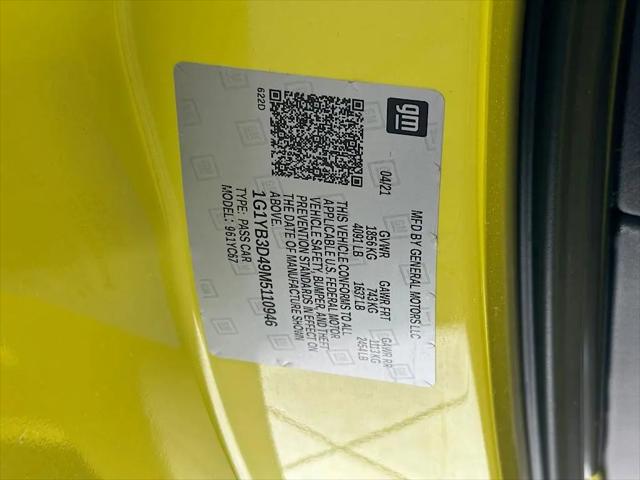 2021 Chevrolet Corvette Stingray RWD Convertible 2LT