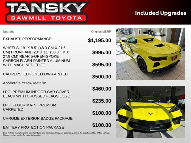 2021 Chevrolet Corvette Stingray RWD Convertible 2LT