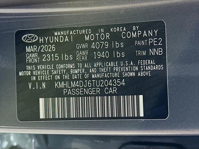 2026 Hyundai Elantra Hybrid SEL Sport
