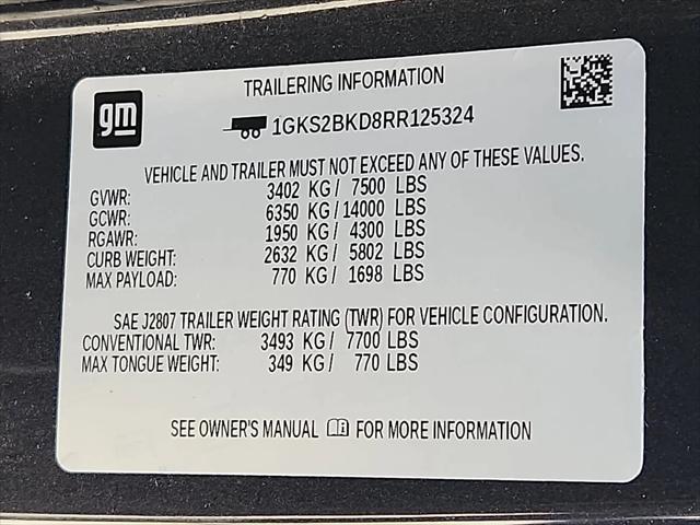 2024 GMC Yukon 4WD SLT