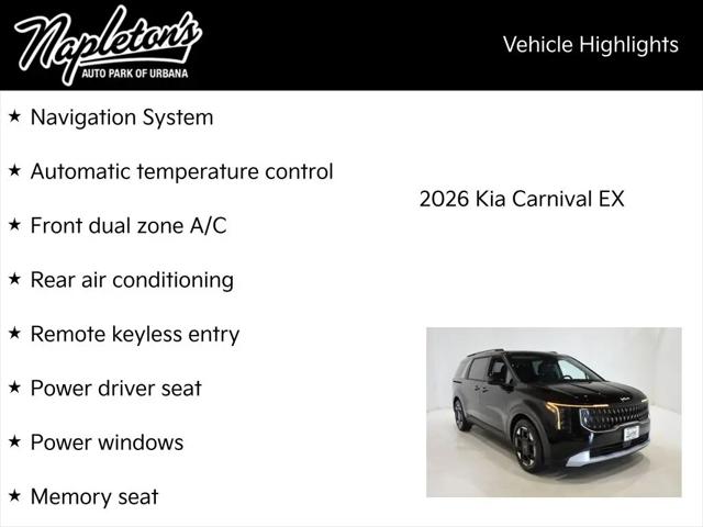 2026 Kia Carnival MPV EX