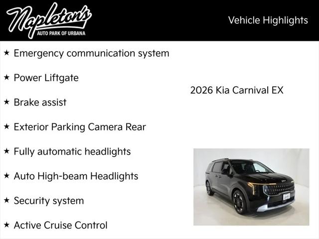 2026 Kia Carnival MPV EX