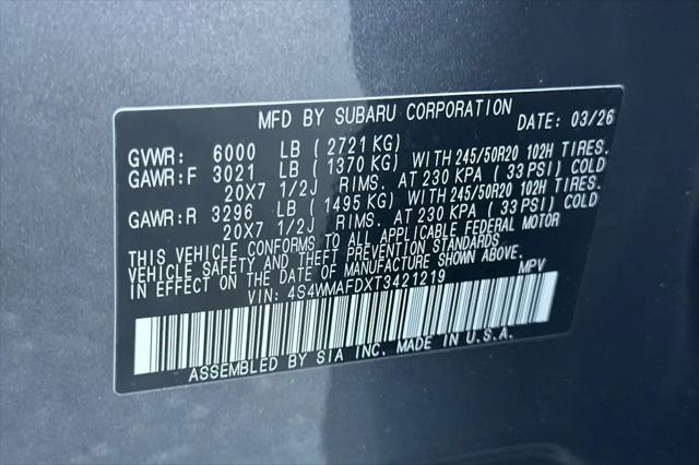 2026 Subaru Ascent Limited 8-Passenger