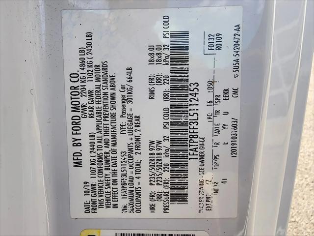 2020 Ford Mustang GT Premium Convertible