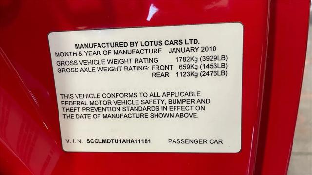2010 Lotus Evora 2+2