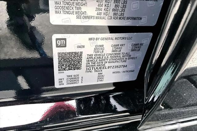 2026 GMC Sierra 1500 Crew Cab, Short Bed, AT4, 4WD