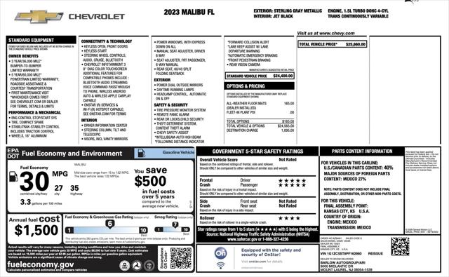 2023 Chevrolet Malibu FWD 1FL