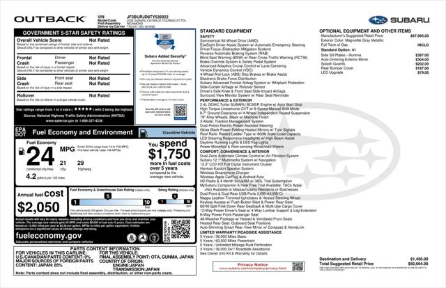 2026 Subaru Outback Touring XT