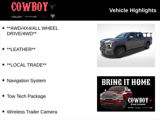 2025 Toyota Tundra Platinum Hybrid CrewMax 5.5' Bed