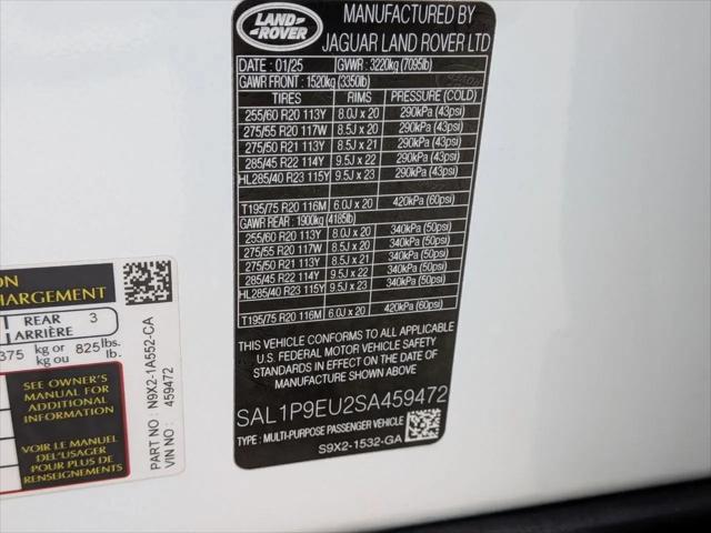 2025 Land Rover Range Rover Sport P360 SE