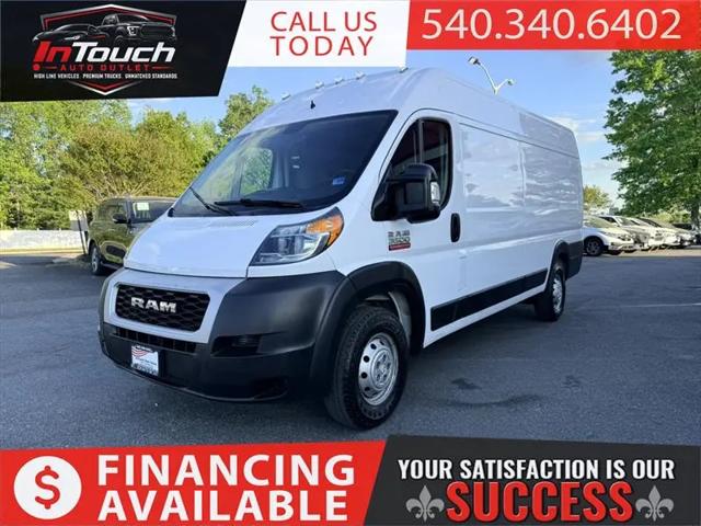 2021 Ram ProMaster Cargo Van High Roof 159" WB EXT for sale in Spotsylvania, VA