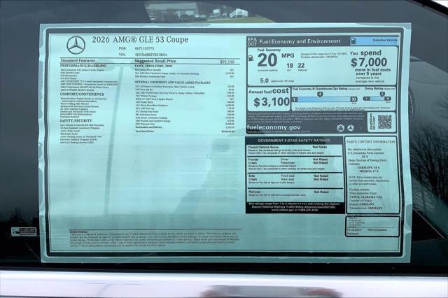 2026 Mercedes-Benz AMG GLE 53 4MATIC+