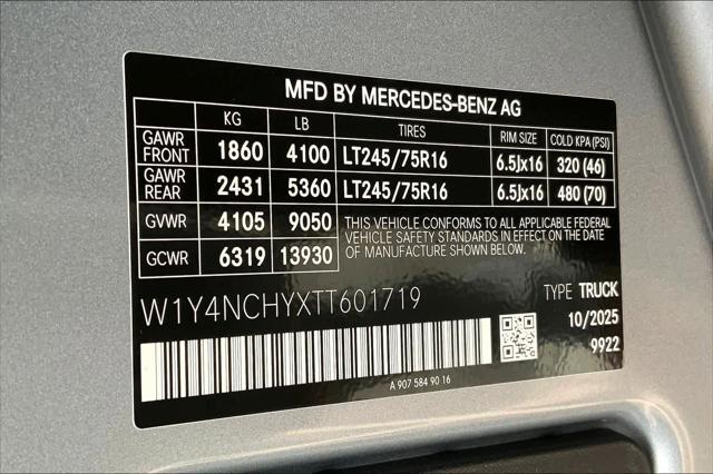 2026 Mercedes-Benz Sprinter 2500 High Roof 4-Cyl Diesel HO