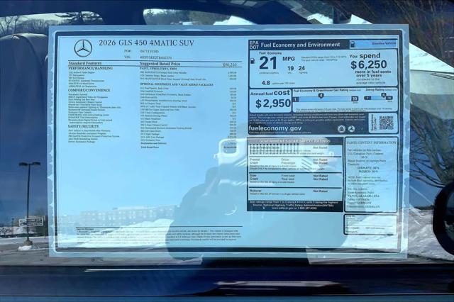 2026 Mercedes-Benz GLS GLS 450 4MATIC