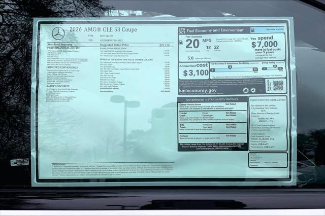 2026 Mercedes-Benz AMG GLE 53 4MATIC+