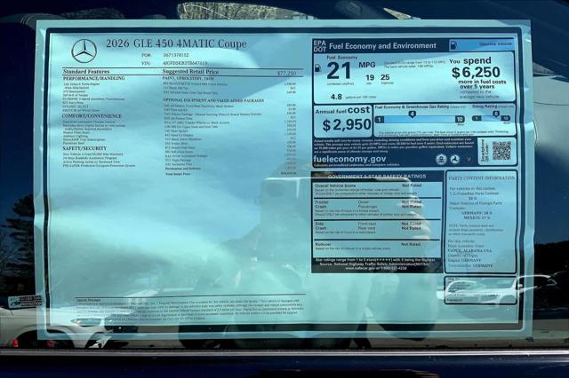 2026 Mercedes-Benz GLE 450 4MATIC