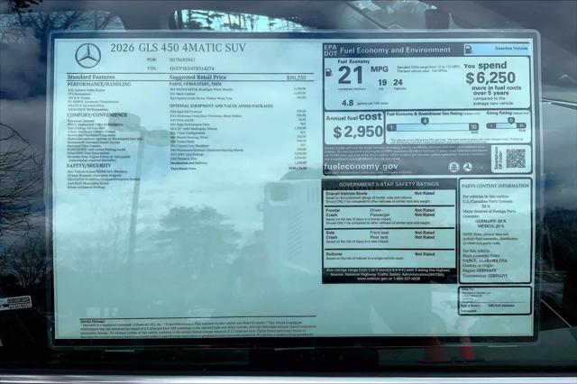 2026 Mercedes-Benz GLS GLS 450 4MATIC