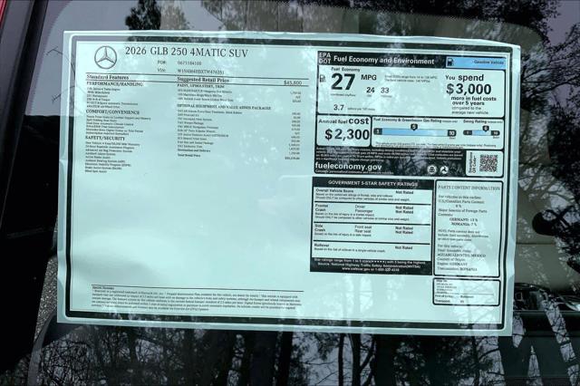 2026 Mercedes-Benz GLB 4MATIC