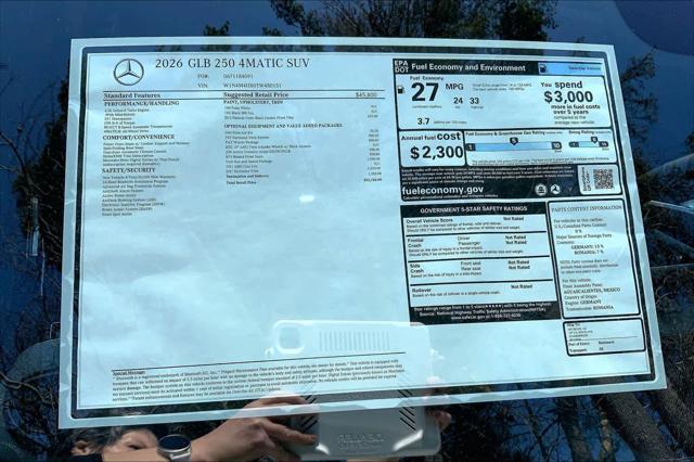 2026 Mercedes-Benz GLB 4MATIC