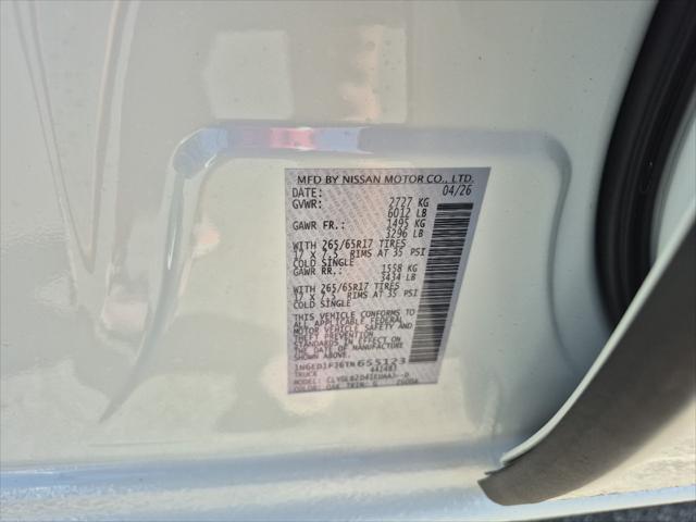 2026 Nissan Frontier Crew Cab Long Bed SV 4x2