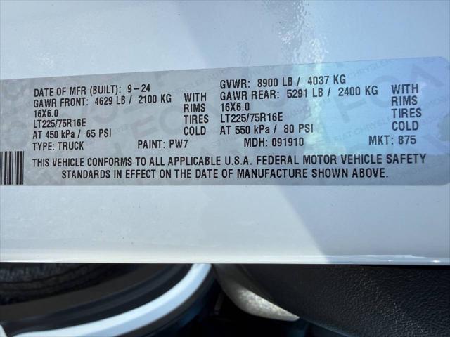 2025 Ram ProMaster 2500 Cargo Van Tradesman High Roof 159" WB w/Pass Seat
