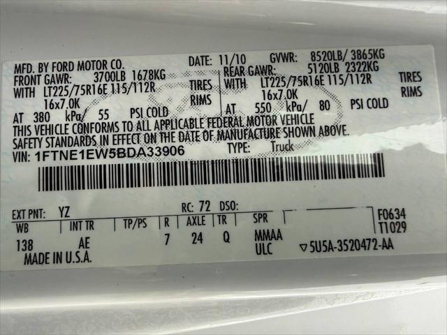 2011 Ford E-150 Commercial