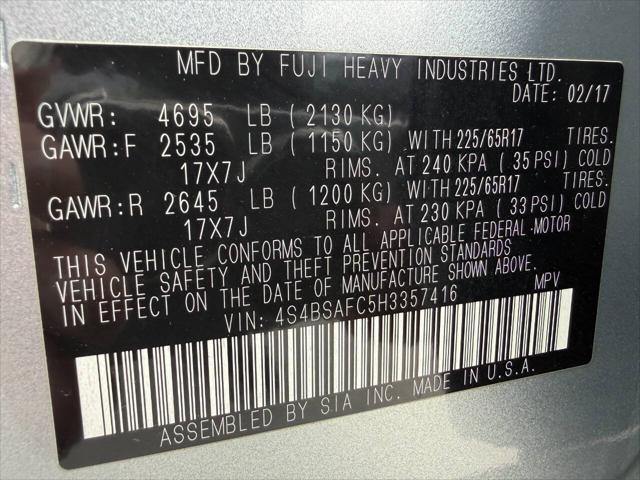 2017 Subaru Outback 2.5i Premium