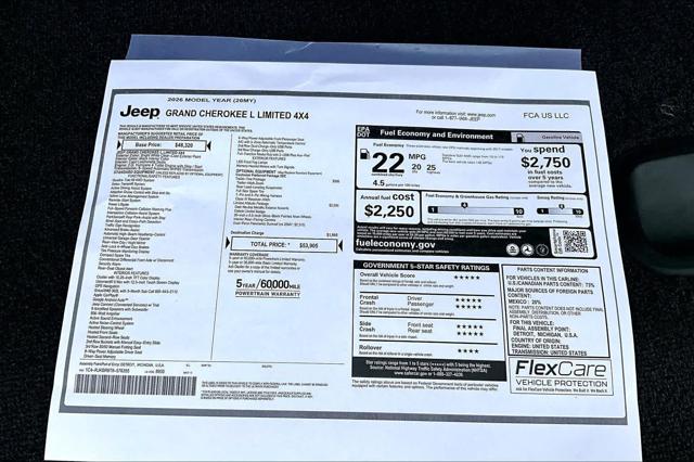 2026 Jeep Grand Cherokee L Limited