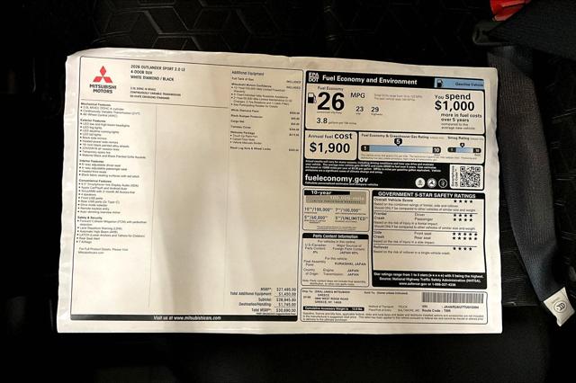 2026 Mitsubishi Outlander Sport 2.0 LE