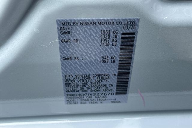2026 Nissan Altima SR FWD