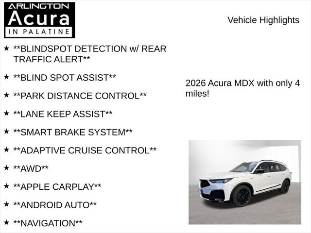 2026 Acura MDX A-SPEC Advance Package