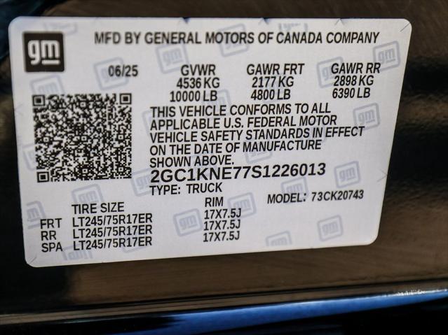 2025 Chevrolet Silverado 2500HD 4WD Crew Cab Standard Bed LT