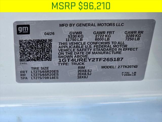 2026 GMC Sierra 2500HD Crew Cab, Standard Bed, Denali, 4WD