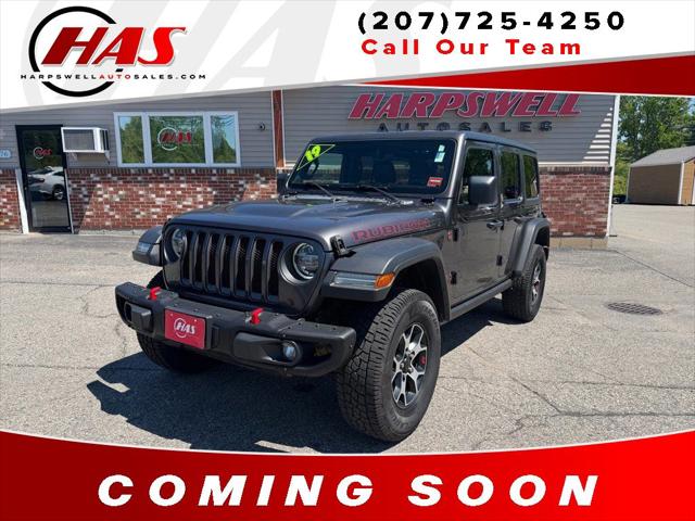 2019 Jeep Wrangler Unlimited Rubicon 4x4 for sale in Brunswick, ME