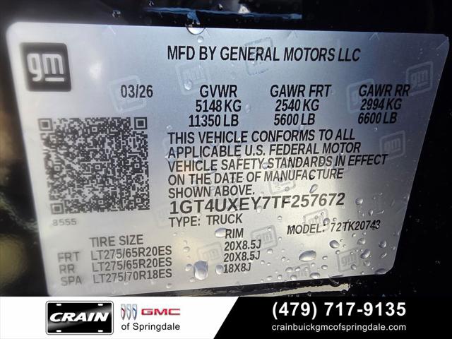 2026 GMC Sierra 2500HD Crew Cab, Standard Bed, Denali Ultimate, 4WD