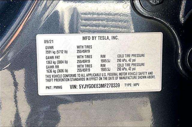 2021 Tesla Model Y Long Range Dual Motor All-Wheel Drive