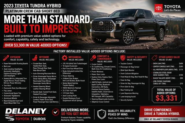 2023 Toyota Tundra Hybrid Platinum
