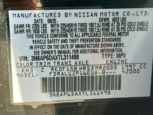 2026 Nissan Kicks SR