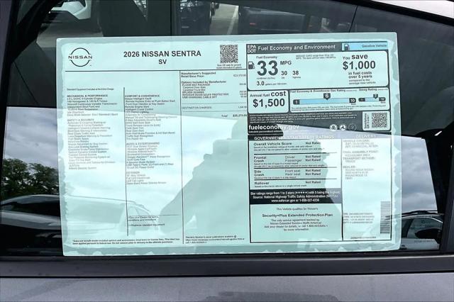2026 Nissan Sentra SV