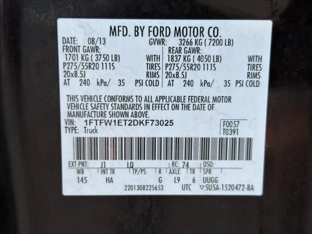 2013 Ford F-150 LARIAT