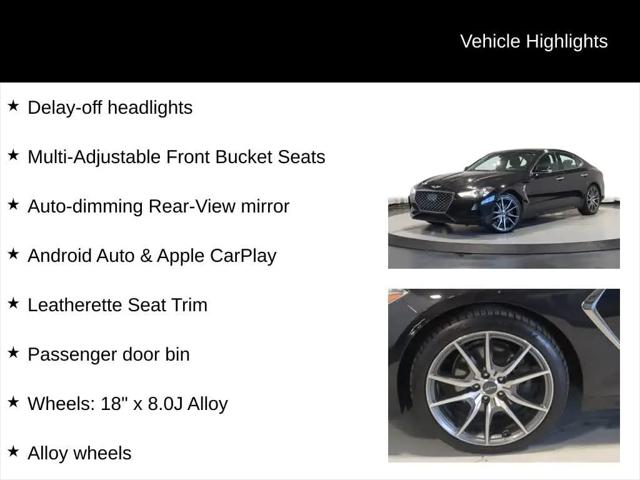 2019 Genesis G70 2.0T Advanced
