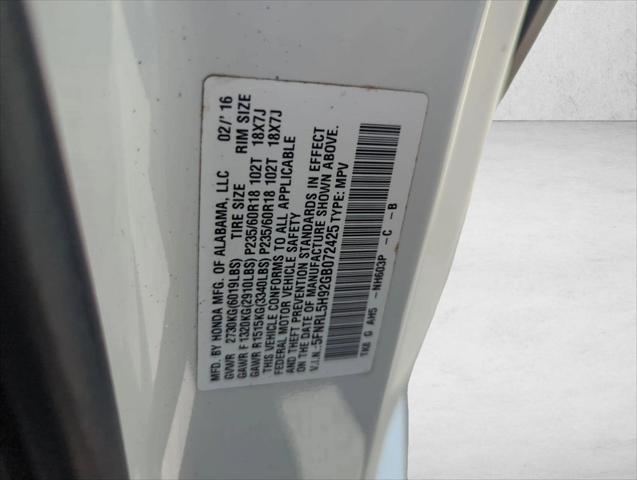 2016 Honda Odyssey Touring Elite
