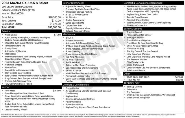 2023 Mazda CX-5 2.5 S Select